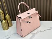 HERMES | Kelly Epsom Leather In Pink Size 25x17x7 cm - 4