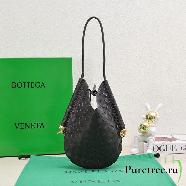 BOTTEGA VENETA | Small Solstice Shoulder Bag In Black - 1
