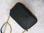 Preloved Chanel Black n Gold Button Up Camera Bag - 4