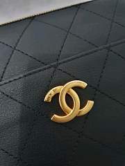 Preloved Chanel Black n Gold Button Up Camera Bag - 3
