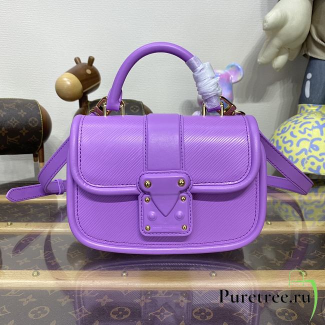LOUIS VUITTON | Hide and Seek Epi Leather Lilas Provence - Handbags M22724 - 1