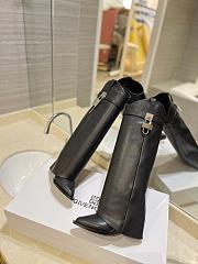 GIVENCHY | Shark Lock Boots In Black - 5