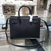 YSL Sac De Jour Baby Black Smooth Leather Gold Hardware - 5
