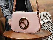 Gucci Blondi Shoulder Bag In Pink Size 28x16x4 cm - 3