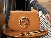 Gucci Blondi Shoulder Bag In Brown Size 28x16x4 cm - 1