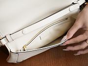 Gucci Blondi Shoulder Bag In White Size 28x16x4 cm - 6