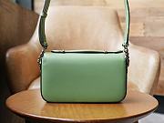 GUCCI | Petite GG small shoulder bag in green leather - 3