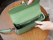 GUCCI | Petite GG small shoulder bag in green leather - 5