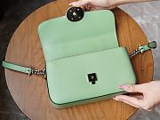 GUCCI | Petite GG small shoulder bag in green leather - 4