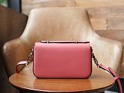 GUCCI | Petite GG small shoulder bag in pink leather - 4