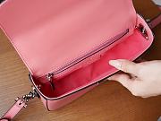 GUCCI | Petite GG small shoulder bag in pink leather - 6