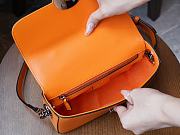 GUCCI | Petite GG small shoulder bag in orange leather - 2