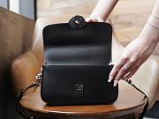 GUCCI | Petite GG small shoulder bag in black leather - 3