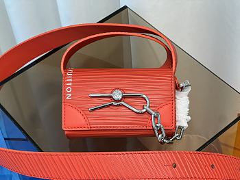 LOUIS VUITTON | Micro Steamer In Red Size 13x8x4.5 cm