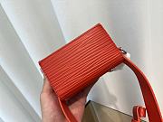 LOUIS VUITTON | Micro Steamer In Red Size 13x8x4.5 cm - 5