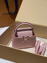 LOUIS VUITTON | Capucines Mini Bag Ostrich Leather - Handbags In Pink - 6