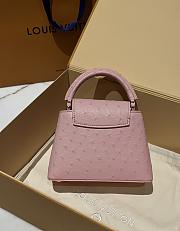 LOUIS VUITTON | Capucines Mini Bag Ostrich Leather - Handbags In Pink - 4