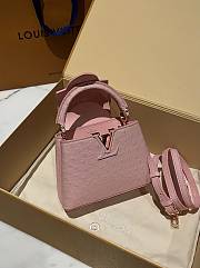 LOUIS VUITTON | Capucines Mini Bag Ostrich Leather - Handbags In Pink - 2