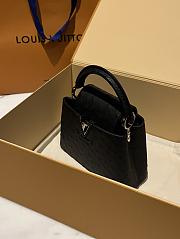 LOUIS VUITTON | Capucines Mini Bag Ostrich Leather - Handbags In Black - 3