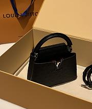 LOUIS VUITTON | Capucines Mini Bag Ostrich Leather - Handbags In Black - 5