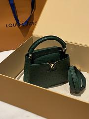 LOUIS VUITTON | Capucines Mini Bag Ostrich Leather - Handbags In Green - 2