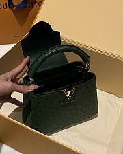 LOUIS VUITTON | Capucines Mini Bag Ostrich Leather - Handbags In Green - 4