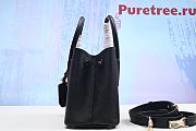 PRADA | Women Double Saffiano Leather Mini Bag-Black - 4