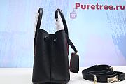 PRADA | Women Double Saffiano Leather Mini Bag-Black - 3