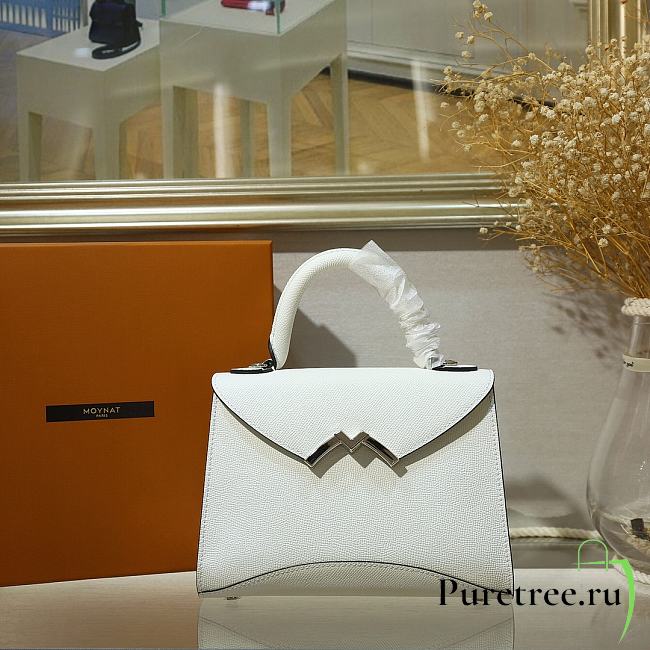 MOYNAT | Gabrielle Cluthch In White Size 22 cm - 1