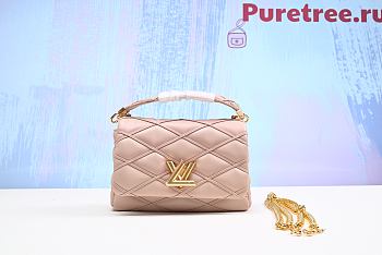 LOUIS VUITTON | GO-14 MM Bag - Luxury Malletage Leather Pink