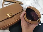 CHANEL | Flap Bag with Coin Purse Brown - 2