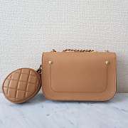 CHANEL | Flap Bag with Coin Purse Brown - 3