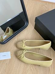 CHANEL | Ballet Shoes In Light Yellow - 5
