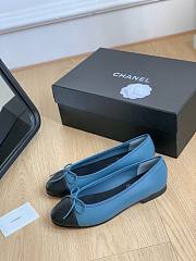 CHANEL | Ballet Shoes In Blue - 6