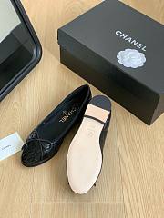 CHANEL | Black Quilted Ballet Flats In Black - 2