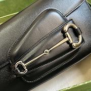GUCCI | Horsebit 1955 Shoulder Bag In Black - 3