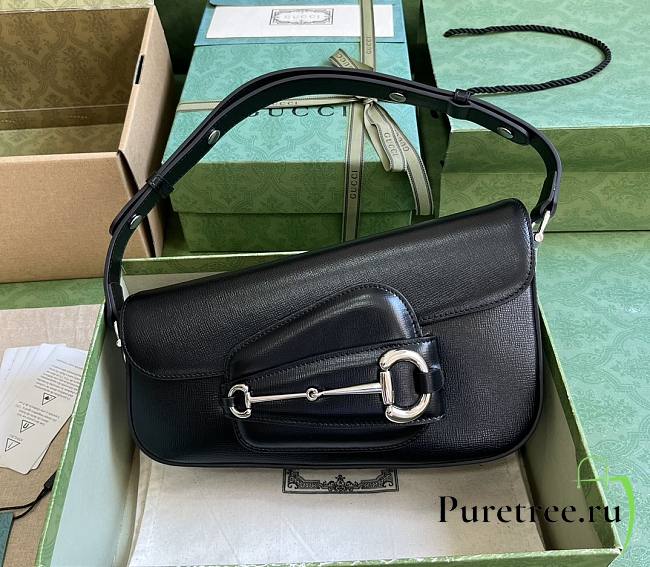 GUCCI | Horsebit 1955 Shoulder Bag In Black - 1