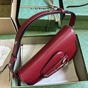 GUCCI | Horsebit 1955 Shoulder Bag In Red - 2