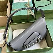 GUCCI | Horsebit 1955 Shoulder Bag In Grey - 5