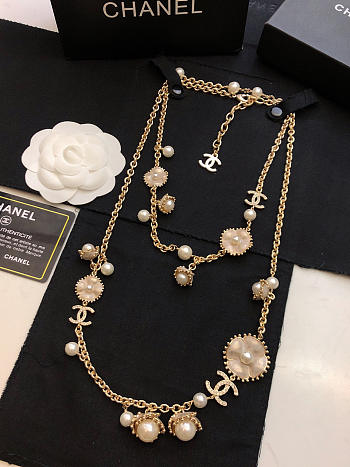 CHANEL | Pearl and Crystal Necklace