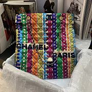 CHANEL | Chanel Printed Fabric Metal Multicolor - 6