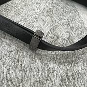 VALENTINO | Small Rockstud23 Mirror-Effect Calfskin Shoulder Black Bag - 2