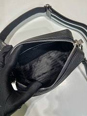 PRADA | Leather Bag with Shoulder Strap-Black - 2