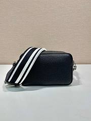 PRADA | Leather Bag with Shoulder Strap-Black - 5
