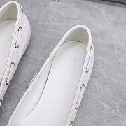 LOUIS VUITTON | Gloria Flat Loafer White Women Shoes - 4