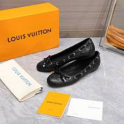 LOUIS VUITTON | Gloria Flat Loafer Black Women Shoes - 4