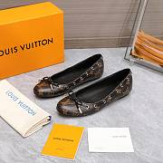LOUIS VUITTON | Gloria Flat Loafer Monogram Women Shoes - 4