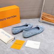 LOUIS VUITTON | Gloria Flat Loafer Blue Women Shoes - 5