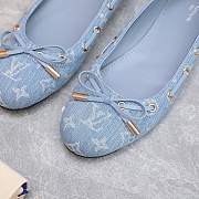 LOUIS VUITTON | Gloria Flat Loafer Blue Women Shoes - 2