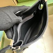 GUCCI | Horsebit Slim Small Shoulder Bag In White Leather - 6